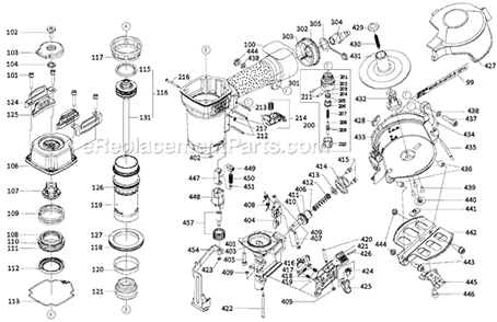 Part Location Diagram of 910807 DeWALT COLLAR